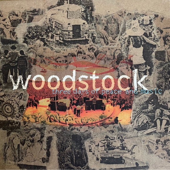 Vintage Woodstock CD Collection - Brown and Orange - Picture 2 of 16